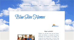 Desktop Screenshot of blueskieshomes.com